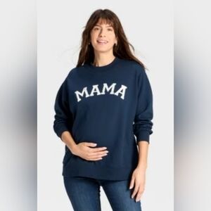 "MAMA" Sweatshirt, Unisex Heavy Blend™ Crewneck Sweatshirt